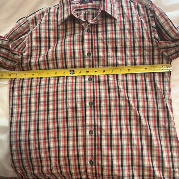 UNTUCKit Men’s Plaid Button Down Slim Fit Medium Red - Picture 9 of 9